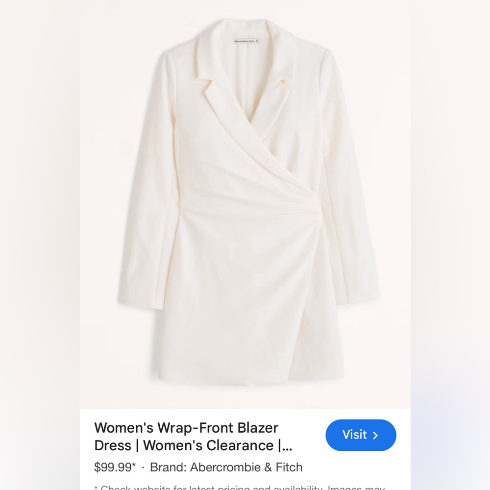 Abercrombie and Fitch blazer dress-XLP